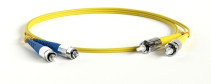 FC-D2-9-FC/UR-ST/UR-H-5M-LSZH-YL Патч-корд волоконно-оптический (шнур) SM 9/125 (OS2), FC/UPC-ST/UPC, 2.0 мм, duplex, LSZH, 5 м