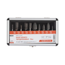 Наб.борфрез №701 (10шт: 100 b6/115 b12/160 c6/170 c10/175 c12/330 f6/335 f8/340 f10/345 f12/350 f12)