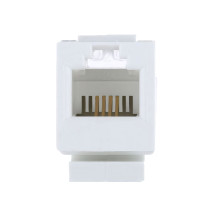 The mechanism of the telephone socket RJ-12 (6 contacts)
