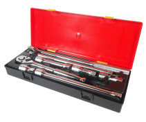 8-piece locksmith and assembly tool kit (ratchet wrench. 1/2" 36 tooth,gate,extension) JTC