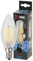 Лампа светодиодная ЭРА F-LED B35-7W-840-E14 7Вт филамент свеча нейтральный белый свет Е14
