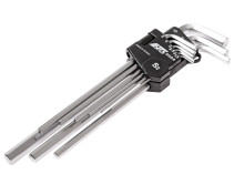 Набор ключей шестигранных Г-образных, удлиненных 1.5-10мм, 9шт JTC /1/6/36