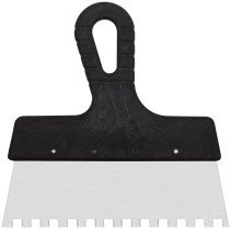 Шпатель фасадный нержавеющий зубчатый 200 мм/зуб 8 мм