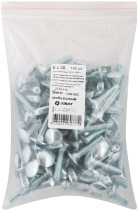 Винт мебельный (DIN 603) 6х30 (фасовка 100 шт)