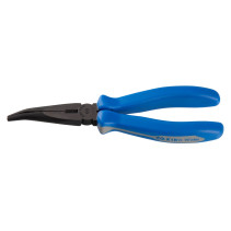 Pliers, 200 mm thin-nosed, curved KING TONY 6331-08