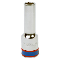 Головка торцевая глубокая шестигранная 1/2", 11 мм KING TONY 423511M