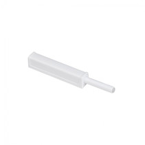 Push-to-open mechanism rubber tip/mortise white AKS reinforced