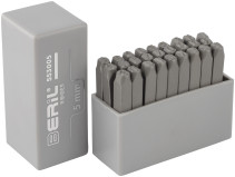 A set of letter stamps Latin 5mm (steel) BERIL