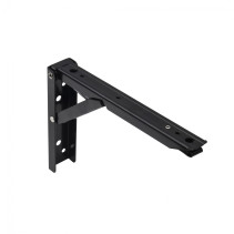 Folding shelf holder 200*135*30 black AKS (Model 2)