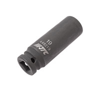 Головка торцевая ударная глубокая 6-гранная 1/2" х 19мм, длина 82мм JTC /1/10/50