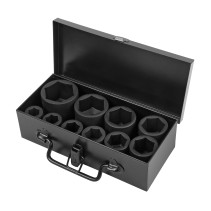 Набор ударных головок 3/4" 10 предметов 17-46 мм в металлическом кейсе