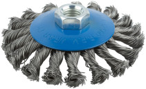 Cornice, type "wheel" with tilt, nut M14, steel twisted wire 100 mm