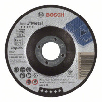 Cutting wheel, convex, Best for Metal, Rapido A 60 W BF, 115 mm, 1.0 mm