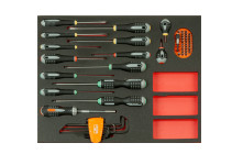 Fit&Go Набор отверток/Г-образных ключей/бит в ложементе, 60 предметов