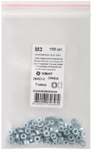 Гайка оцинкованная М3 100 шт DIN 934 фасовка