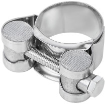 Хомут обжимной силовой шарнирный, нерж.сталь 23-25 мм