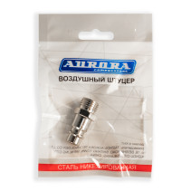 Daddy fitting with 1/4M male thread, nickel-plated steel, pack of 1 pc.