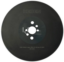 Диск пильный Heden из быстрорежущей стали HSS-DMo5 с покрытием Vapo, 250х2х32 мм, Z=200