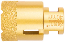 Коронка кольцевая для УШМ, М14, по керамограниту, камню и кафелю алмазная, вакуумное спекание 40х60 мм