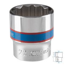 Головка торцевая стандартная двенадцатигранная 3/8", 22 мм KING TONY 333022M