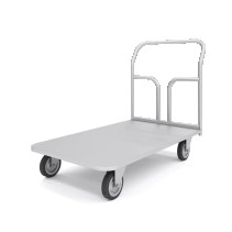 Тележка платформенная из нержавеющей стали ТП НЖ 1 (500х800х700мм) колеса d125мм.