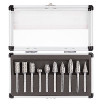 Наб.борфрез № 704 (Формы A, B, C, D, E, F, G, H, L ,M, все D = 12 мм) (10 позиций)