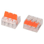 ERA terminal NO-225-429 universal 221-413 compact with levers 3-wire 0.2-4 mm2 package 4 pcs