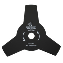 Диск для триммера 3х лопастной 255 х 25.4 х 3 с напылением пластика, ЧЕГЛОК (100)