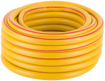 Three-layer reinforced irrigation hose, yellow 3/4" x 2.1 mm x 15 m