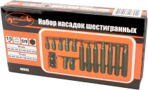 Набор звездочек 15пр. (шестигранные) (АвтоDело) 40645