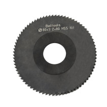 Фреза прорезная 80х3х22 Z=80 тип 1 со ступицей и ш/п HSS Nit ГОСТ 2679-93 Beltools