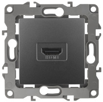 Розетка ЭРА Серия 12 12-3114-12 HDMI IP20 графит