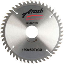 Пильный диск по дереву Атака 190*50T*30 ч/рез профи