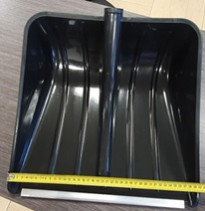 Shovel "GRADER" 400*400 aluminum bar D-32