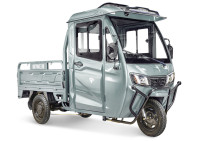 Грузовой электротрицикл Rutrike КАРГО Кабина 1500 60V1000W, серый