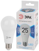 LED lamp ERA STD LED A65-25W-840-E27 25W bulb neutral white light E27