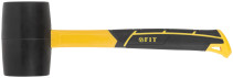 Киянка резиновая, фиберглассовая ручка 80 мм (900 гр)