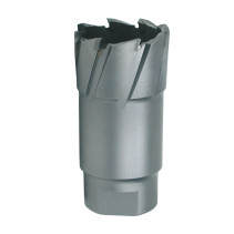 Сверло корончатое с впаянными твердосплавными пластинами с посадкой под резьбу Ø 80