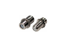 Переходник гнездо F - гнездо F "Бочка" Ripo с никелевым напылением (в упк. 5 шт.)