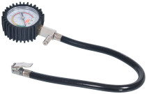 Pressure gauge (0.50-12.16 bar) with release valve and hose with quick-release nozzle (Avtodor) 42312