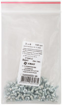 A semi-cylindrical screw. a head with a full thread of pins. DIN 7985 3x6 (packing 100 pcs)