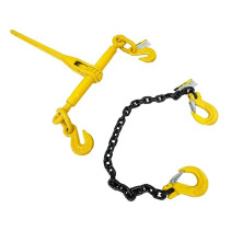 Chain tie 1CC OCALIFT 15T turnbuckle 9m hook-hook set with ratchet for securing cargo