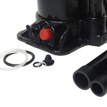 Домкрат гидравлический ER-80101 бутылочный с клапаном 10т, ремкомплект (выс. подъема 230-435мм) ЭВРИКА /1/4