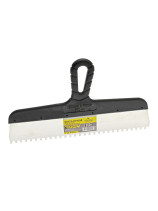 Stainless steel serrated spatula 350 mm, tooth 6x6 mm, CHEGLOCK (20)