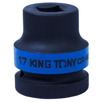 Four-sided end impact head 1", 17 mm, KING TONY 851417M