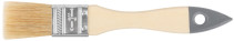 Кисть флейцевая "Лайт", натур. cветлая щетина, деревянная ручка 1" (25 мм)