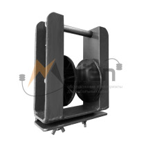 RM-1T mounting roller (mounted on a traverse up to 10 mm thick, coil made of impact-resistant polymer, cable diameter up to 50 mm) MALIEN