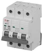 Автоматический выключатель ЭРА PRO VA63-3P40D4.5 ВА47-63 3P 40А кривая D 4,5кА
