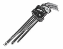 Hexagon Wrench Set 1/16-3/8" Elongated with Ball 9 Pieces JTC