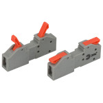 ERA terminal NO-225-402 plug-through 222-2411R with levers 1 pole 0.08-2.5/4 mm2 pack of 20 pieces
